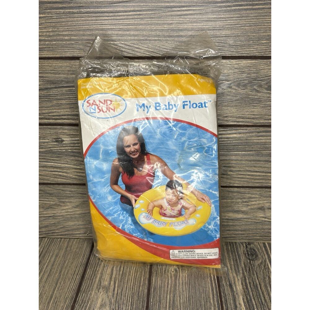 New Old Stock Sealed Intex Sand N Sun MY BABY FLOAT Inflatable